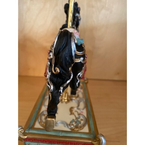 SF Music Box Co Chinoiserie Carousel Horse Ltd Ed Maureen Drdak Chariots of Fire - Picture 13 of 16